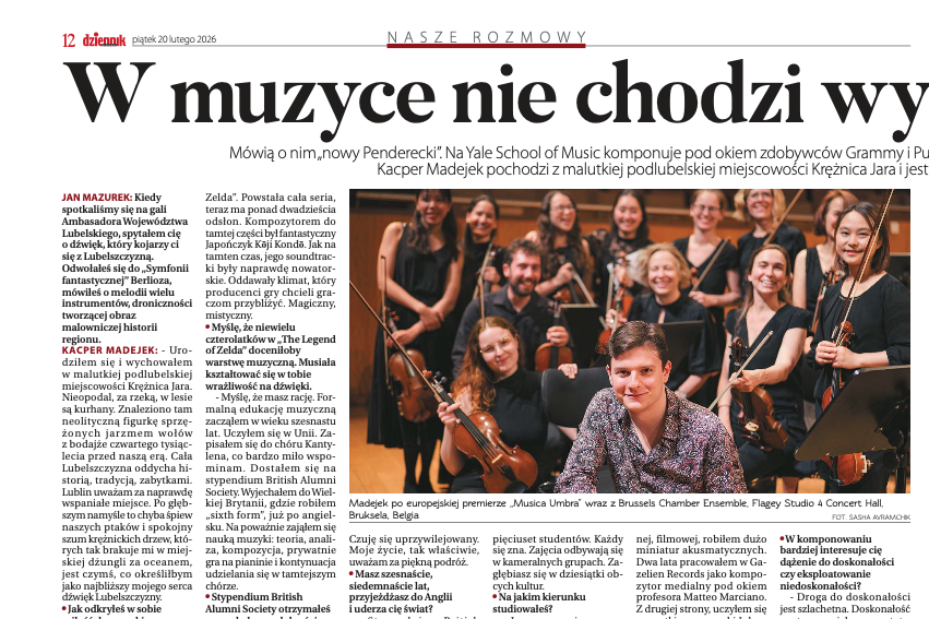 Interviewed About My Musical Journey by Eastern Journal